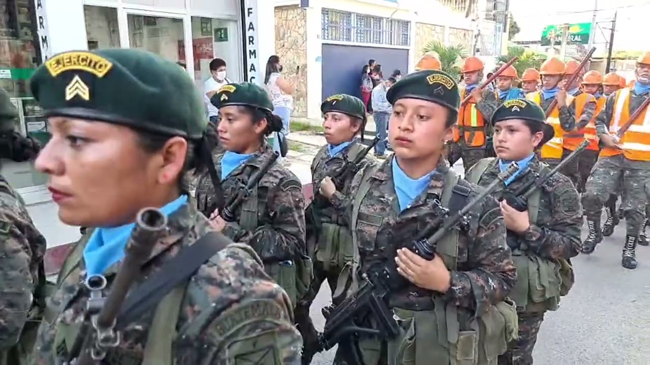 séptima brigada de artillería en salama, baja verapaz, Guatemala. 15/09/22