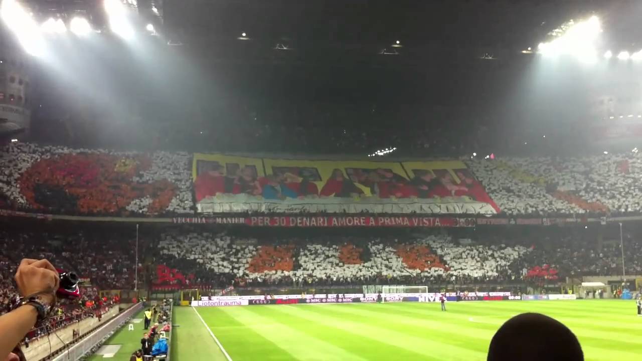 COREOGRAFIA DERBY MILAN INTER 3-0 2-4-2011