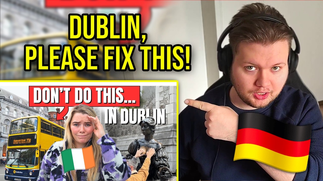 German Reacts to Unspoken rules that tourists ALWAYS break in Dublin by Laura Grace