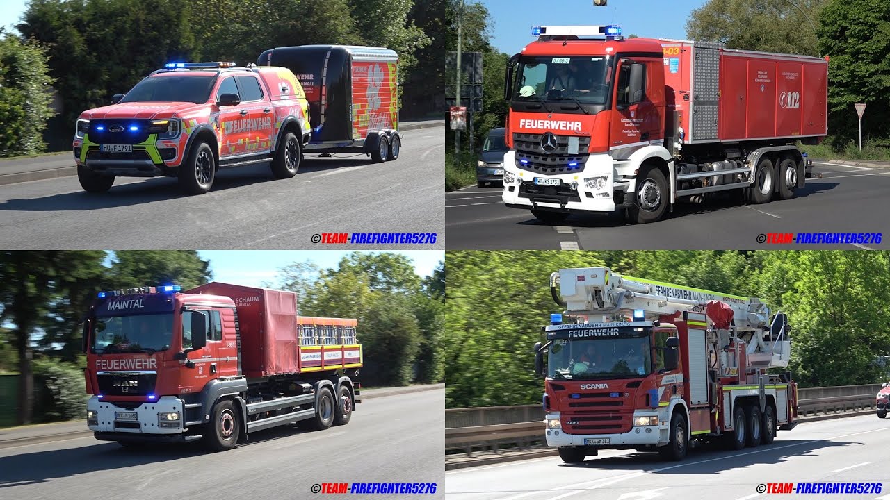 [2 Großbrände parallel] Ausnahmezustand im Main Kinzig Kreis - erneuter Großbrand in Wächtersbach