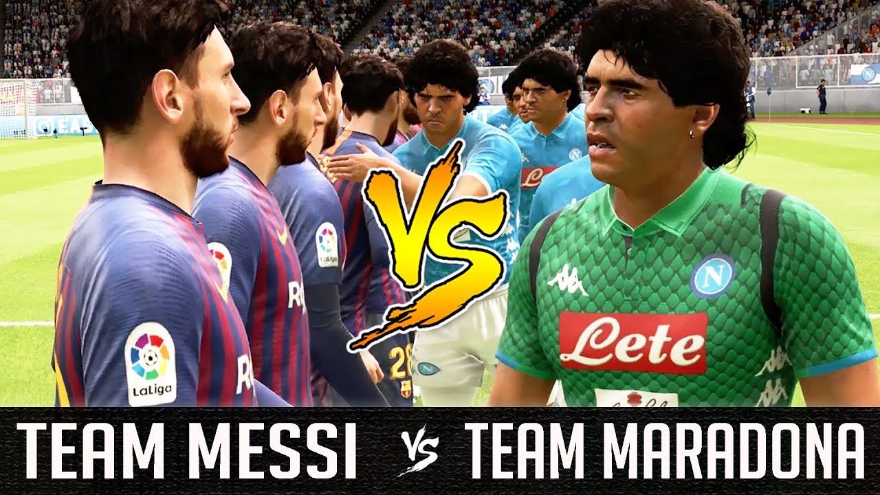 Team Messi VS Team Maradona - FIFA 19 Experiment