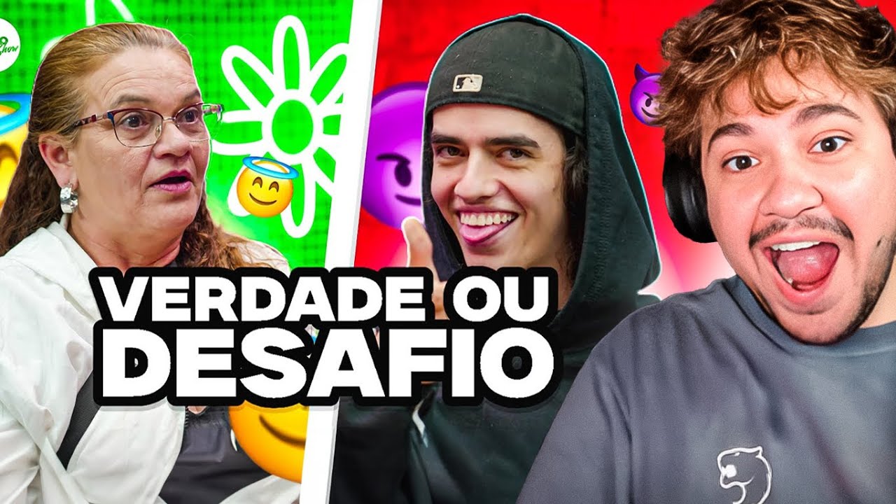 M&Atilde;ES E FILHOS JOGAM VERDADE OU DESAFIO! - React Brino