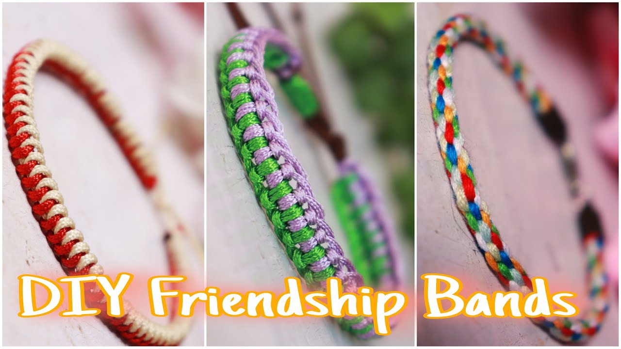 3 DIY FRIENDSHIP BAND IDEAS FOR BEGINNERS | HOW TO MAKE BRACELETS | DIY CRAFT IDEAS | CREATION&YOU