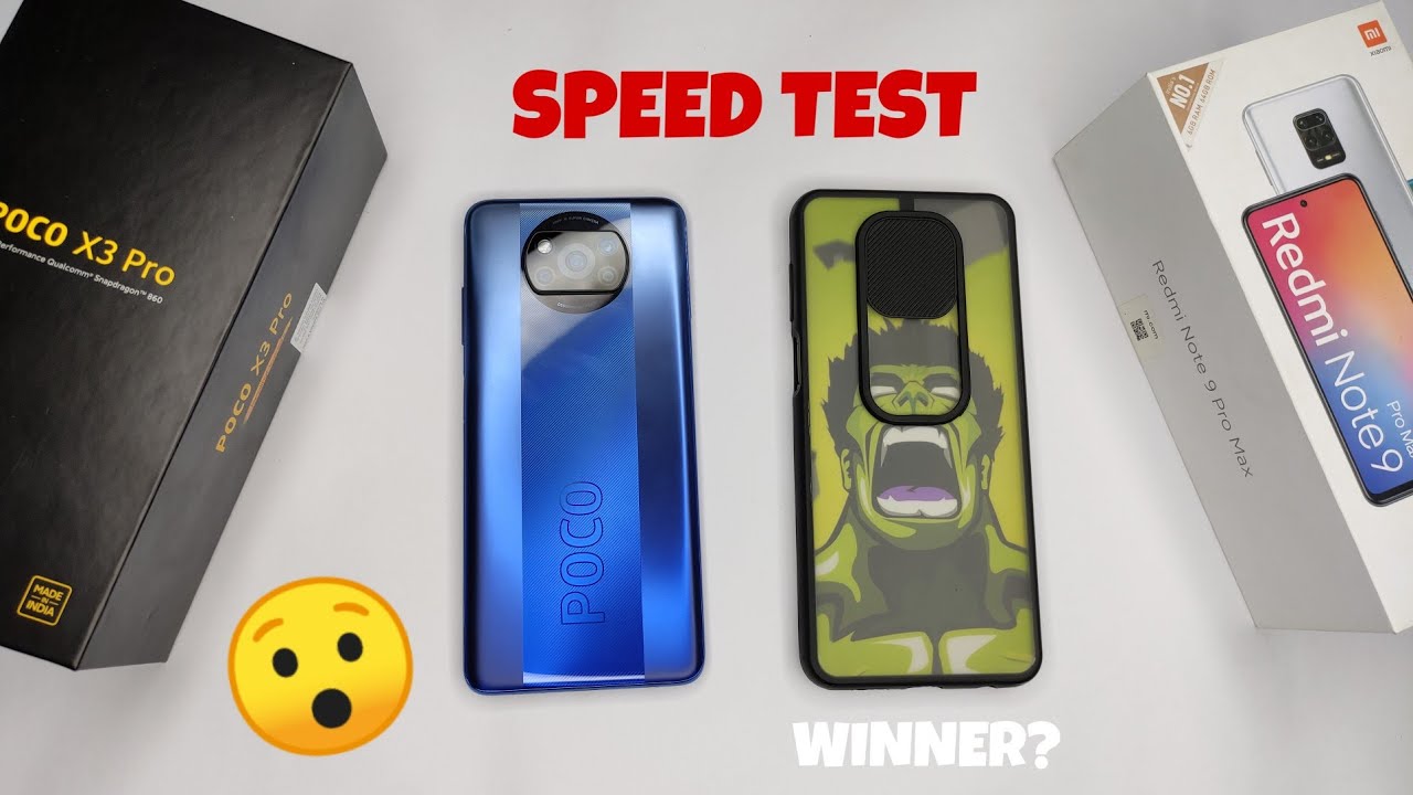 Poco X3 Pro vs Redmi Note 9 Pro/Pro Max Speed Test ⚡⚡ | SD 720G Vs 860 Which Is Faster 🔥🔥