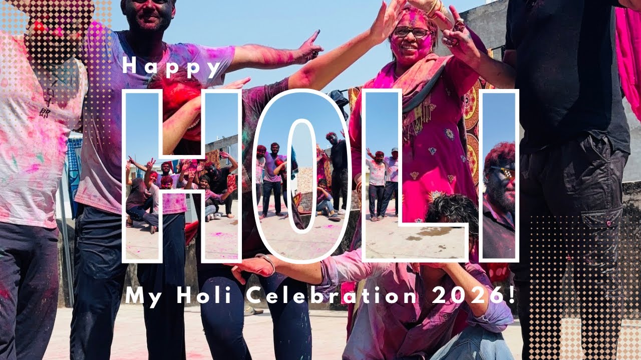 Holi Celebration Vlog | Holi 2026 | Happy Holi