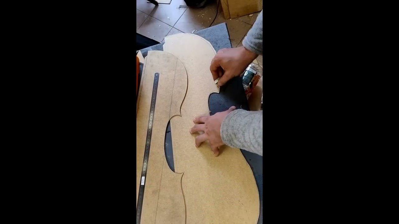 The Silent Beginning of a Cello: Making Templates in the Workshop