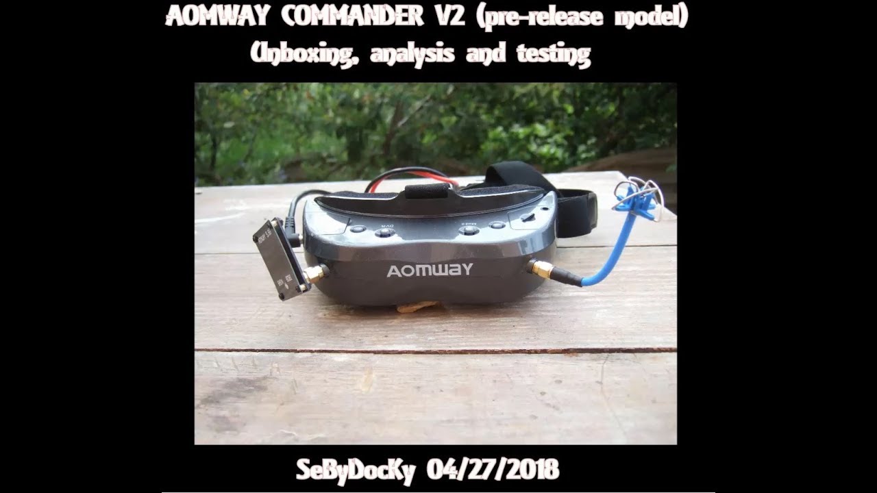 AOMWAY COMMANDER V2 Unboxing analysis and testing (Courtesy AOMWAY)