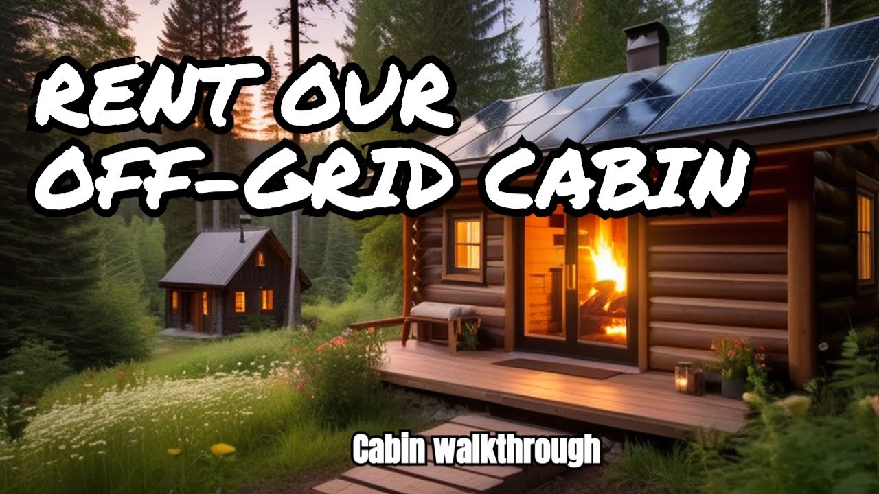 Explore our off-grid rental cabin!