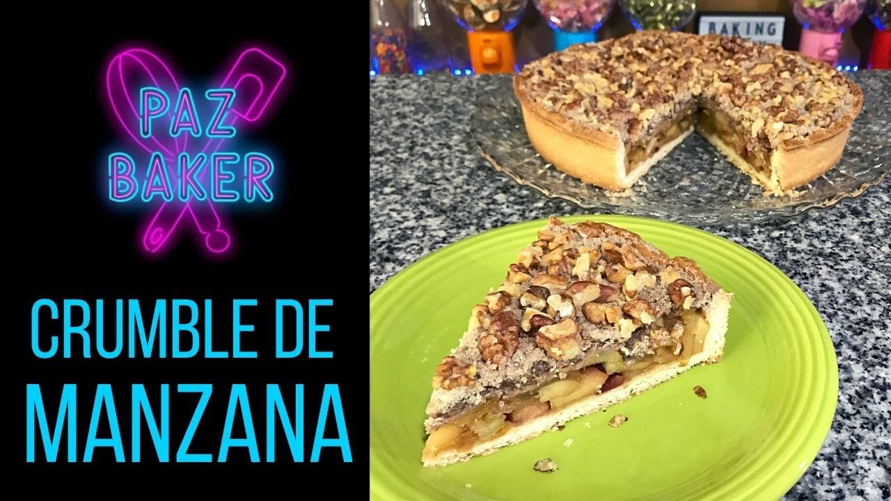 CRUMBLE DE MANZANA, CANELA Y NUEZ | PAZ BAKER