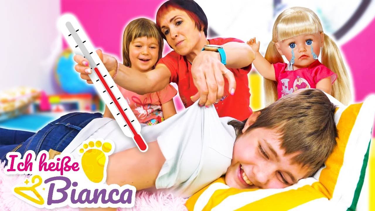 Ich hei&szlig;e Bianca. Doktor Spiele mit Bianca und Mama. Lustige Familien Videos