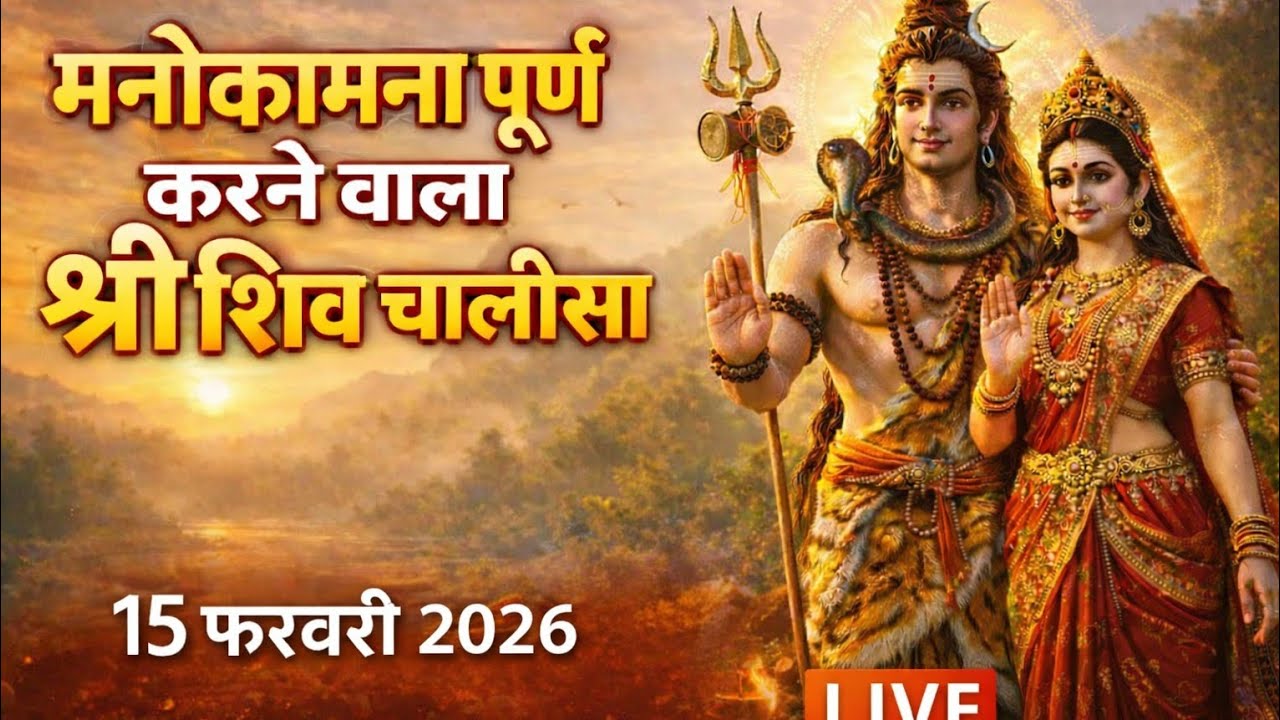 🔱🕉️ श्री आनंददायक श्री शिव चालीसा |  मनोकामना पूर्ण करने वाला | Full Shiv Chalisha🔱🕉️