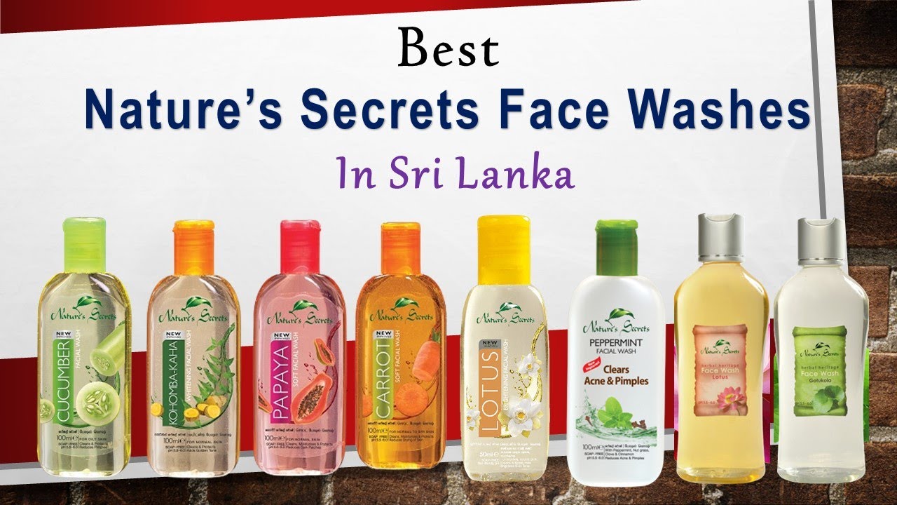 Beauty,Best nature secrets Fash washes in Sri Lanka