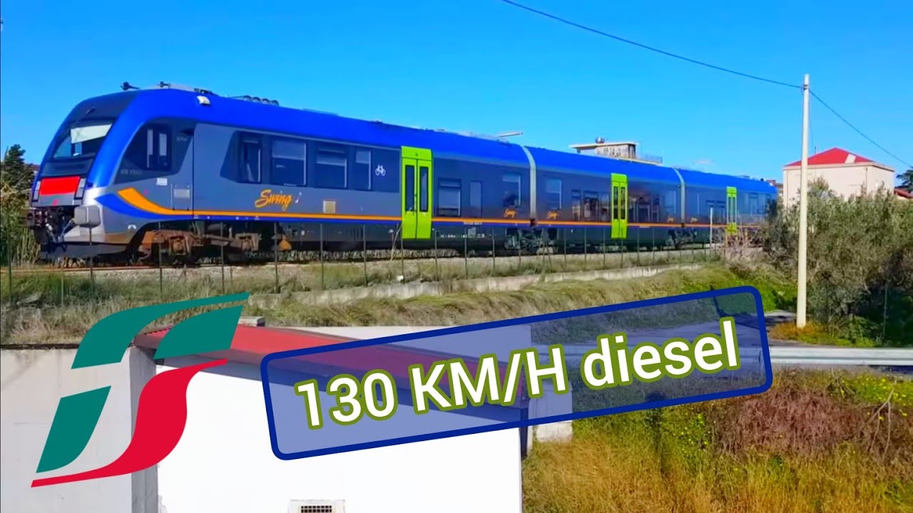 ATR220 SWING A 130KM/H⚠️ SULLA FERROVIA JONICA
