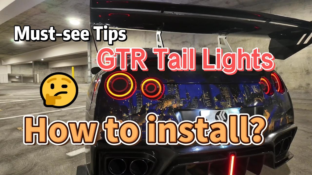 How to Install RGB Tail Lights on Nissan GTR R35 | PrismBeam LED Setup + Demo 🔧💡