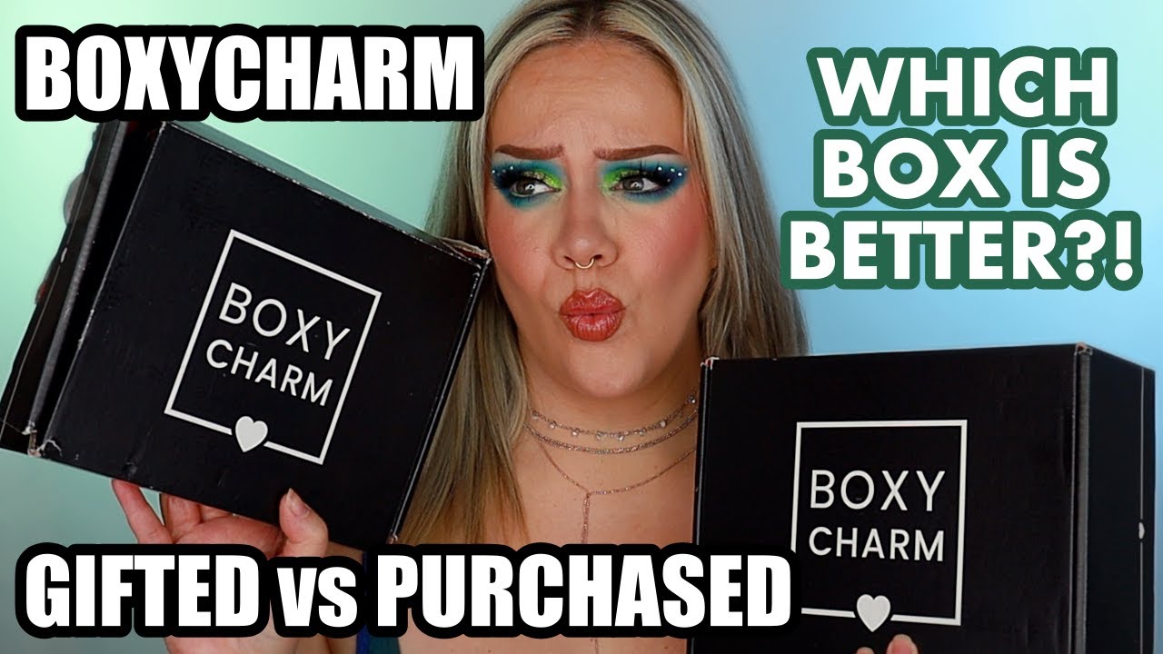 BOXYCHARM | FEB 2022 | PR vs PURCHASED - unboxing two base boxes!