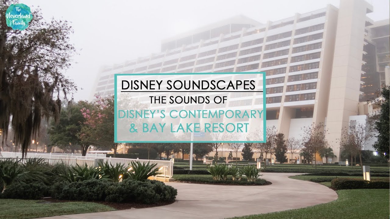 Disney Resort POV- Disney Soundscapes  Disney's Contemporary & Bay Lake Resort