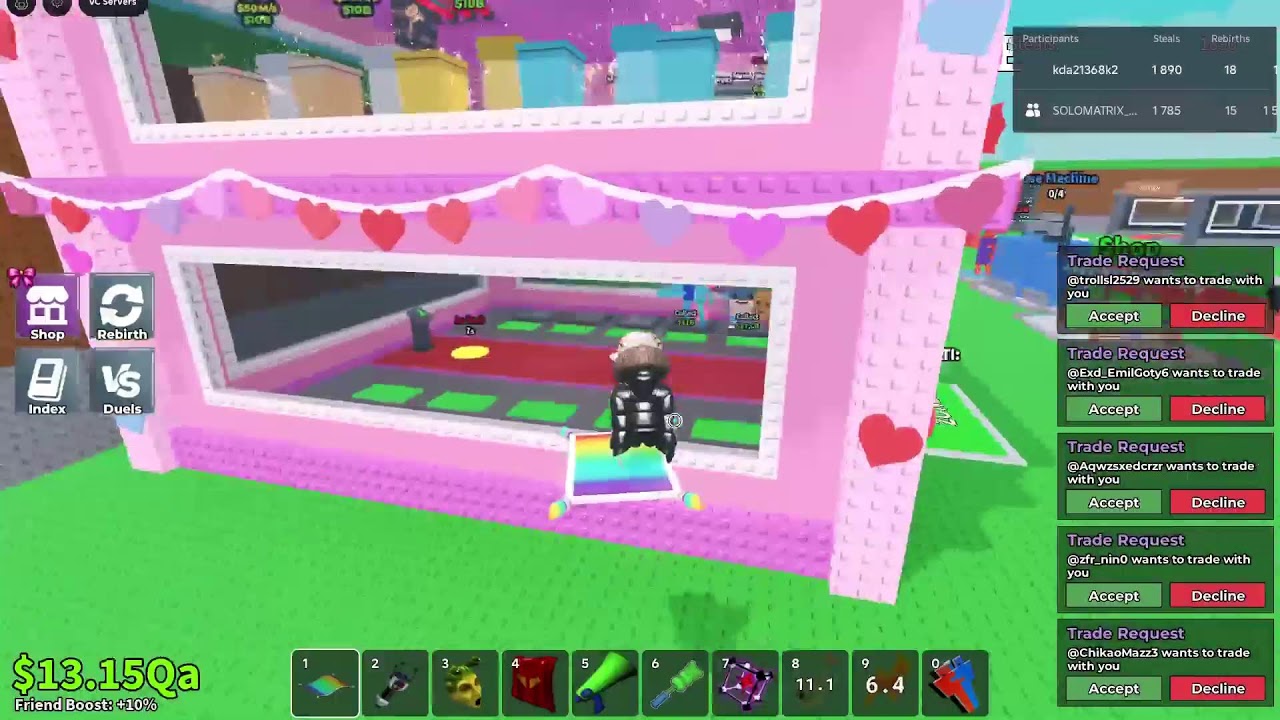 LIVE SAB FR ROBLOX ON TRADE AVEC LA MACHINE