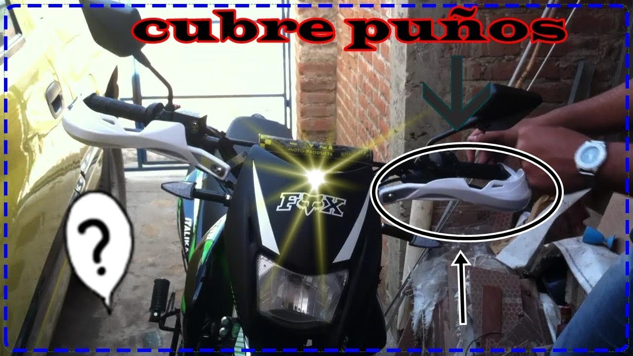 cubre puños // como poner cubre puños aúna moto // carlosDM200