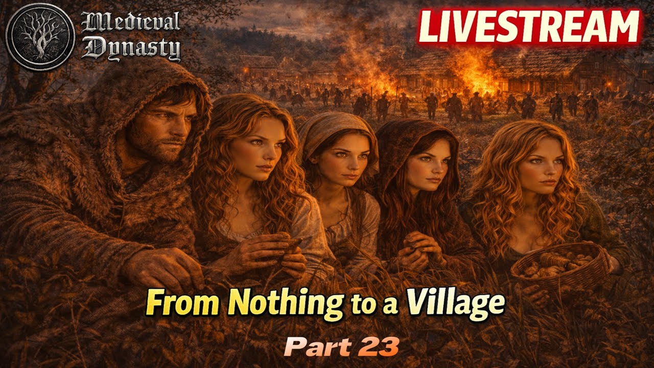 🔥 Medieval Dynasty Livestream | From Nothing to a Village (Part 23)
