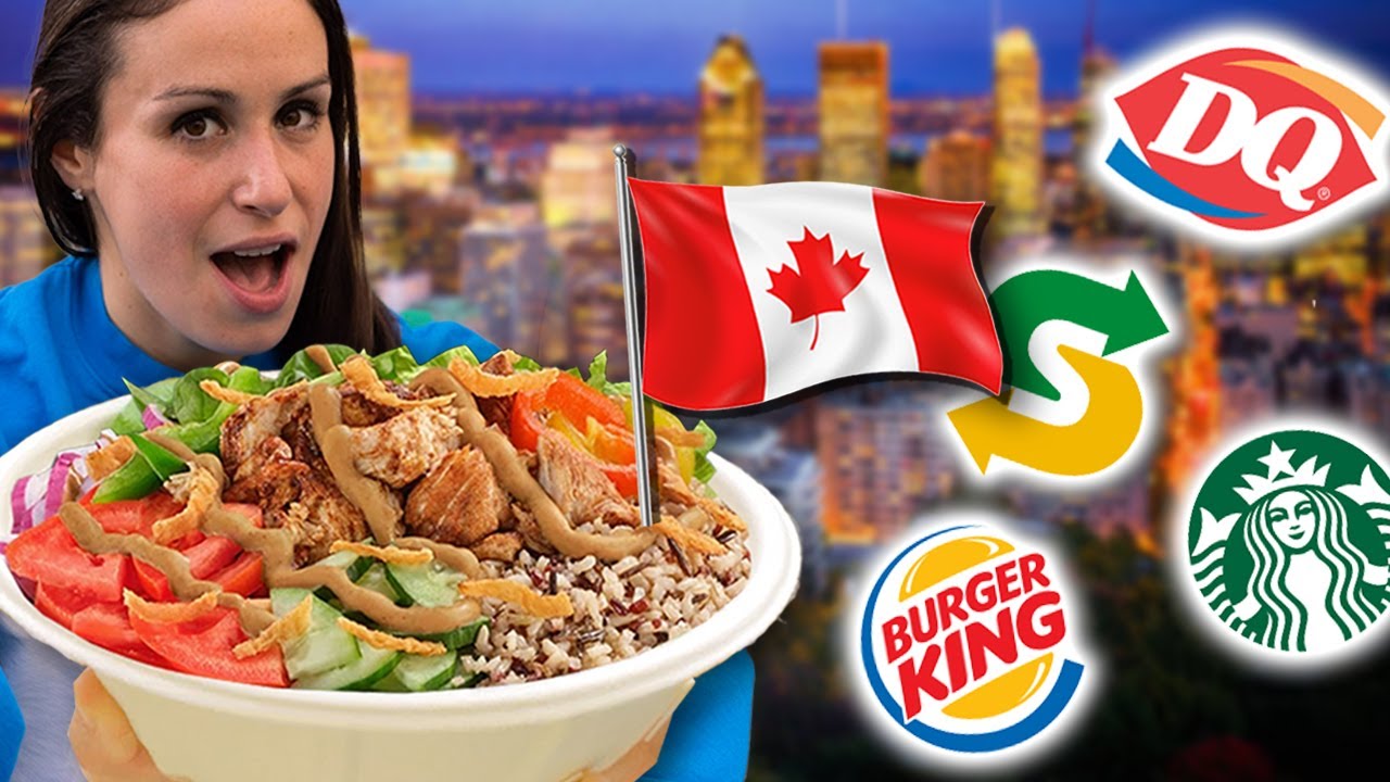 American Tries American Chains In Canada 🇨🇦 Feat. Burger King, Starbucks, Subway & Dairy Queen