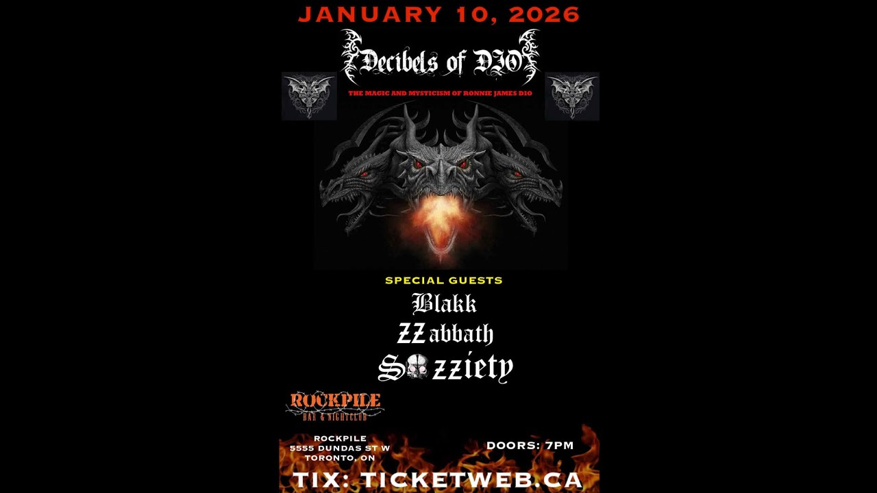 Decibels of Dio live at Rockpile Jan 10, 2026 Complete Set (track list in description)