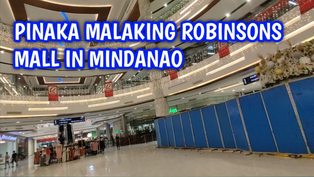 PINAKA MALAKING ROBINSONS MALL SA BUONG MINDANAO ANG ROBINSONS MALL BUTUAN