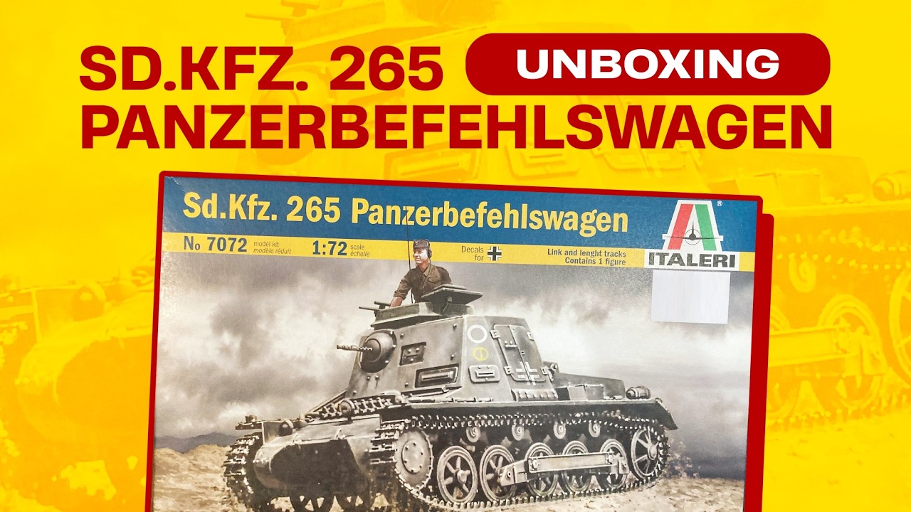 SD.KFZ. 265 PANZERBEFEHLSWAGEN (Italeri / 1:72)