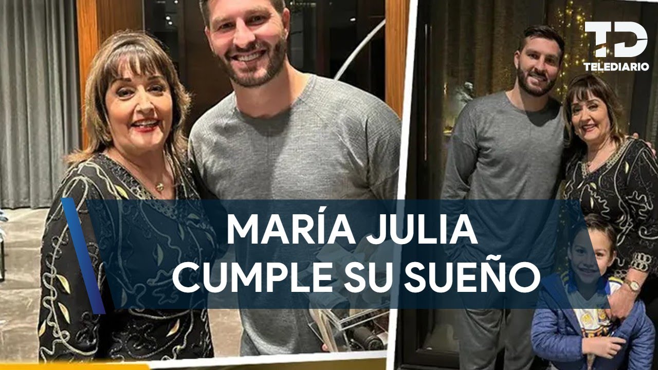 Mar&iacute;a Julia Lafuente cumple su sue&ntilde;o de conocer a Gignac