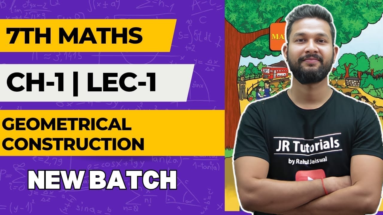 7th Maths | Chapter 1 | Geometrical Construction | Lecture 1 | Practice Set 1 | Maharashtra Board |