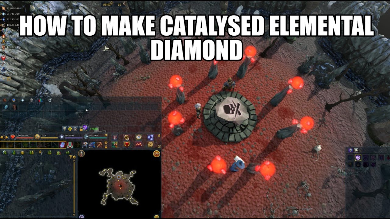 How to make Catalysed elemental diamond | Runescape 3