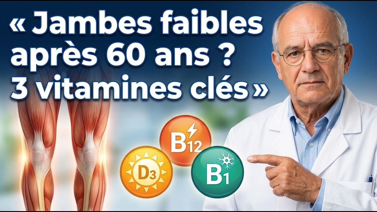 Faiblesse des jambes : la carence cachée qui touche beaucoup de seniors