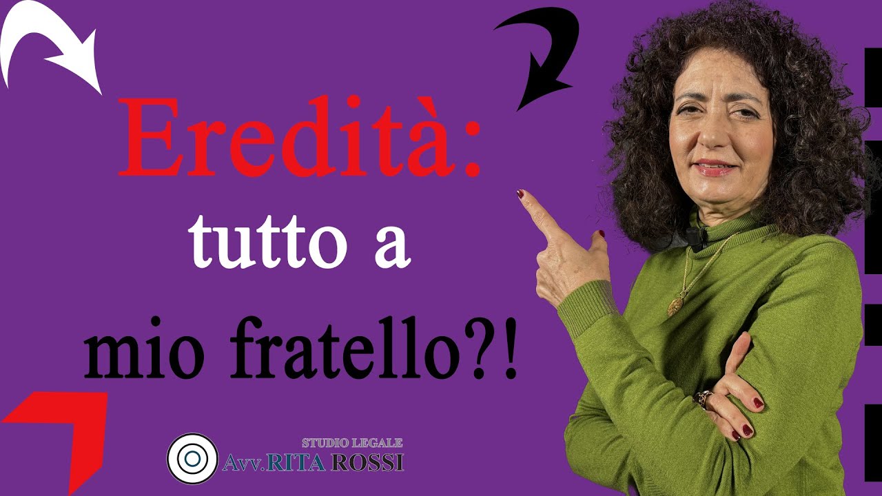 Eredità lasciata a un solo figlio. Cosa fare?