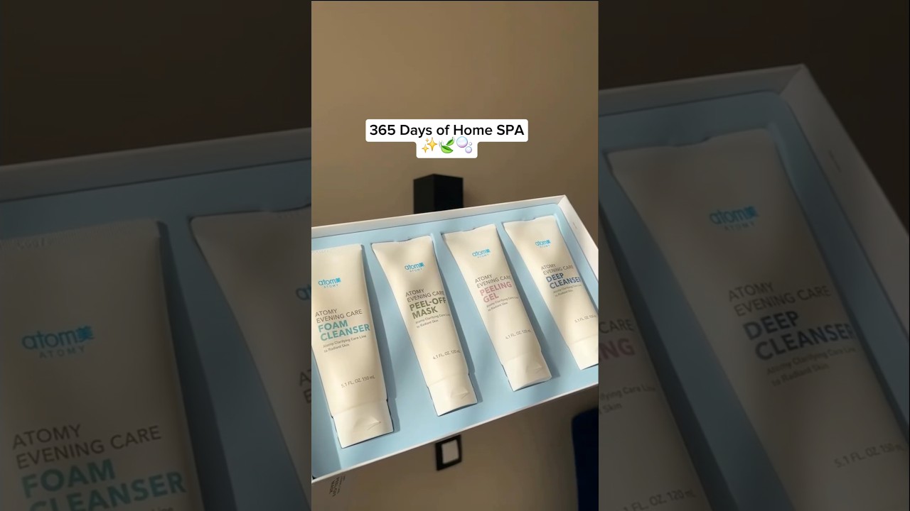 Want Clear Skin? Try This 4-Step Skincare Cleansing Routine! - ATOMY EVENING CARE 4 SET