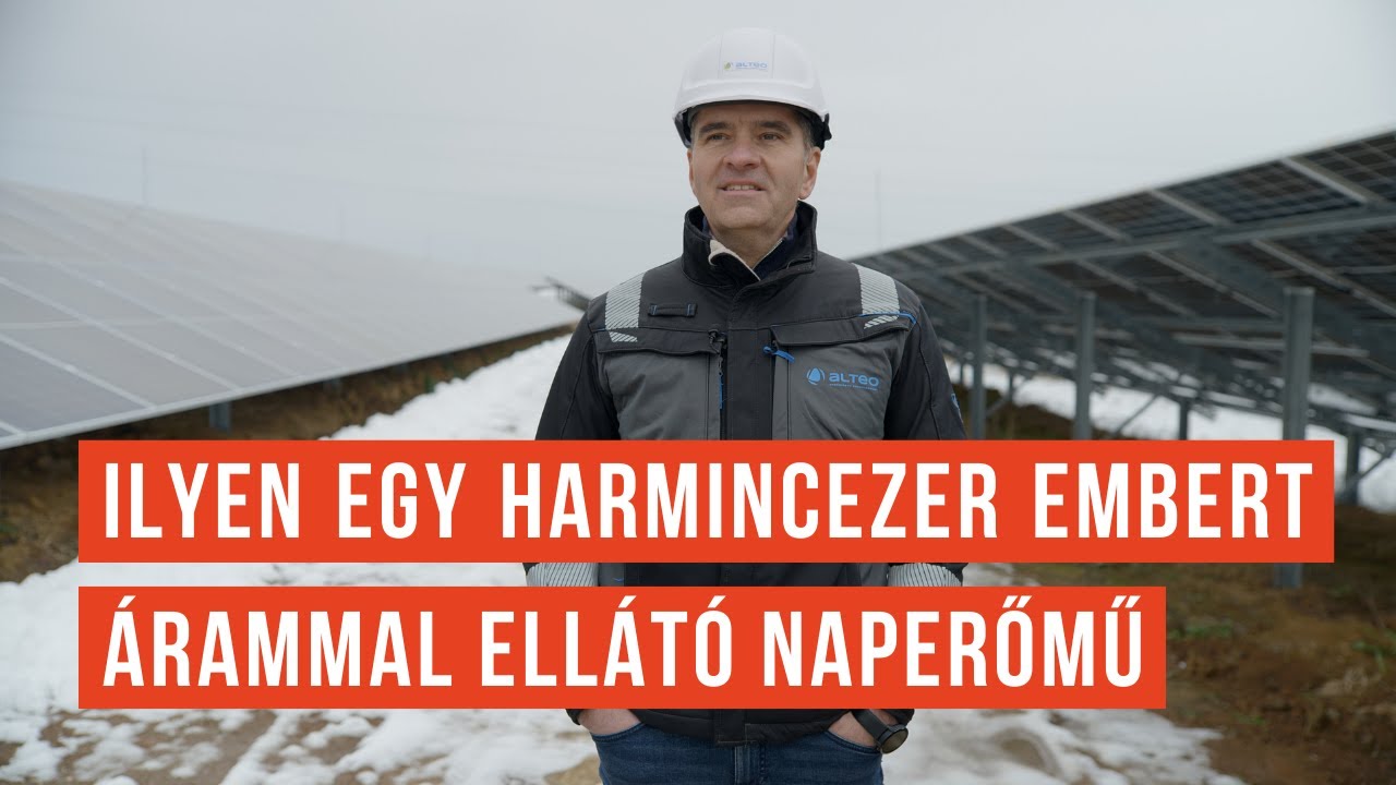 Ilyen egy harmincezer embert árammal ellátó naperőmű