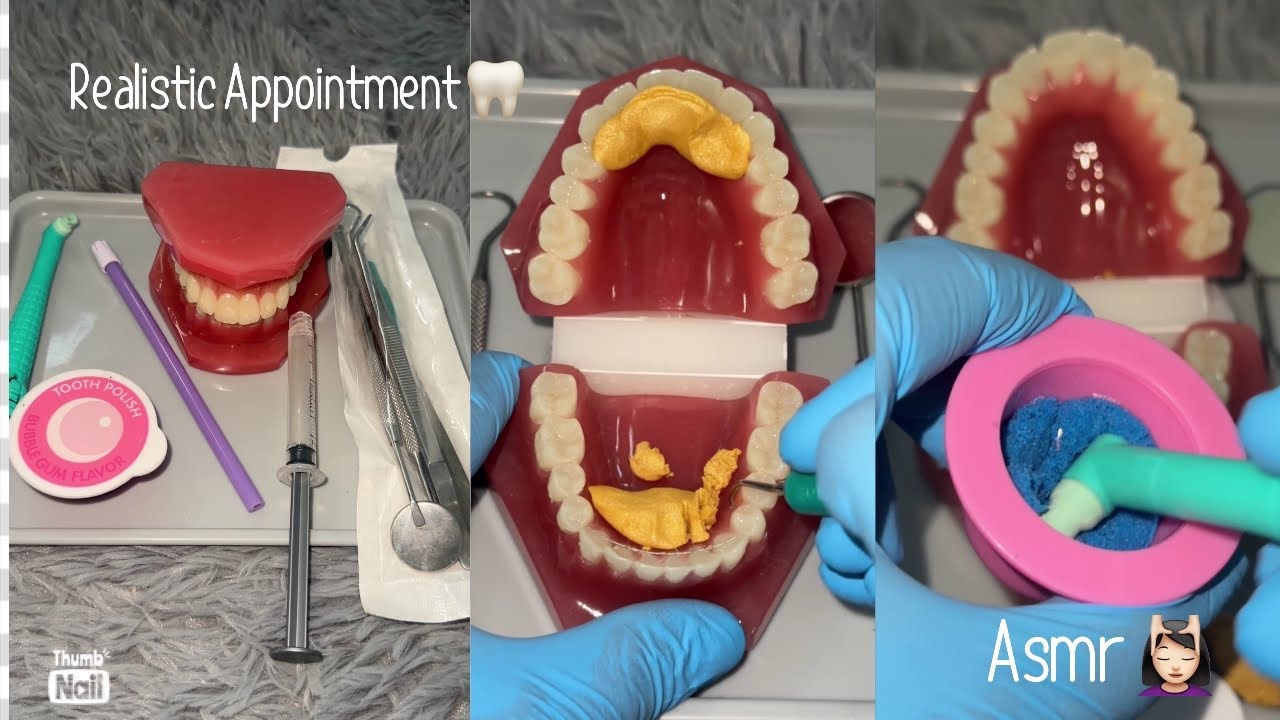 ASMR | Realistic Dental Appointment Roleplay (whispering, tingly, satisfying, relaxing)