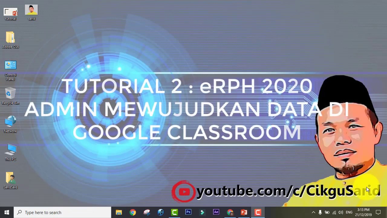 TUTORIAL 1 | eRPH 2020 EP02  | ADMIN SEDIAKAN DATA DI GOOGLE CLASSROOM