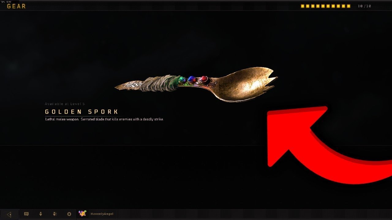 The GOLDEN SPORK Is Coming To BO4 Multiplayer! [WTF] Leaked Zombies Weapon! (Secret Golden Spork)
