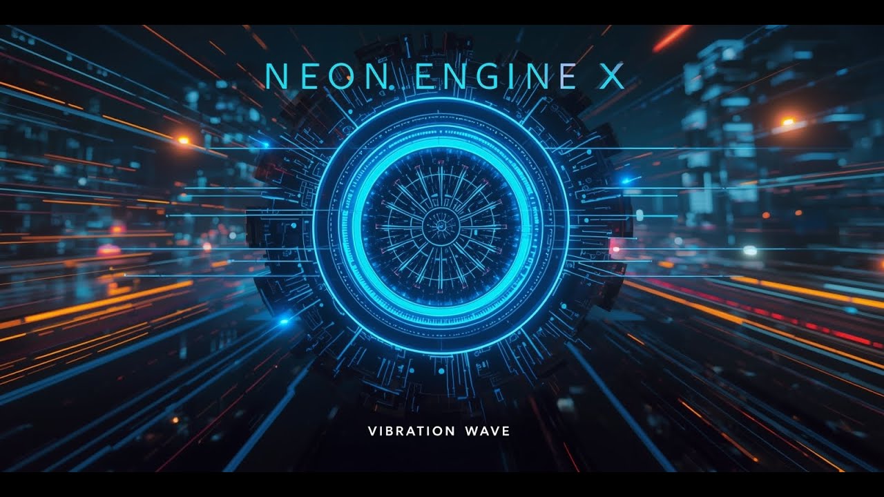 ⚙️ Neon Engine X – Высокоэнергетическая футуристическая электронная музыка | Вибрационная волна