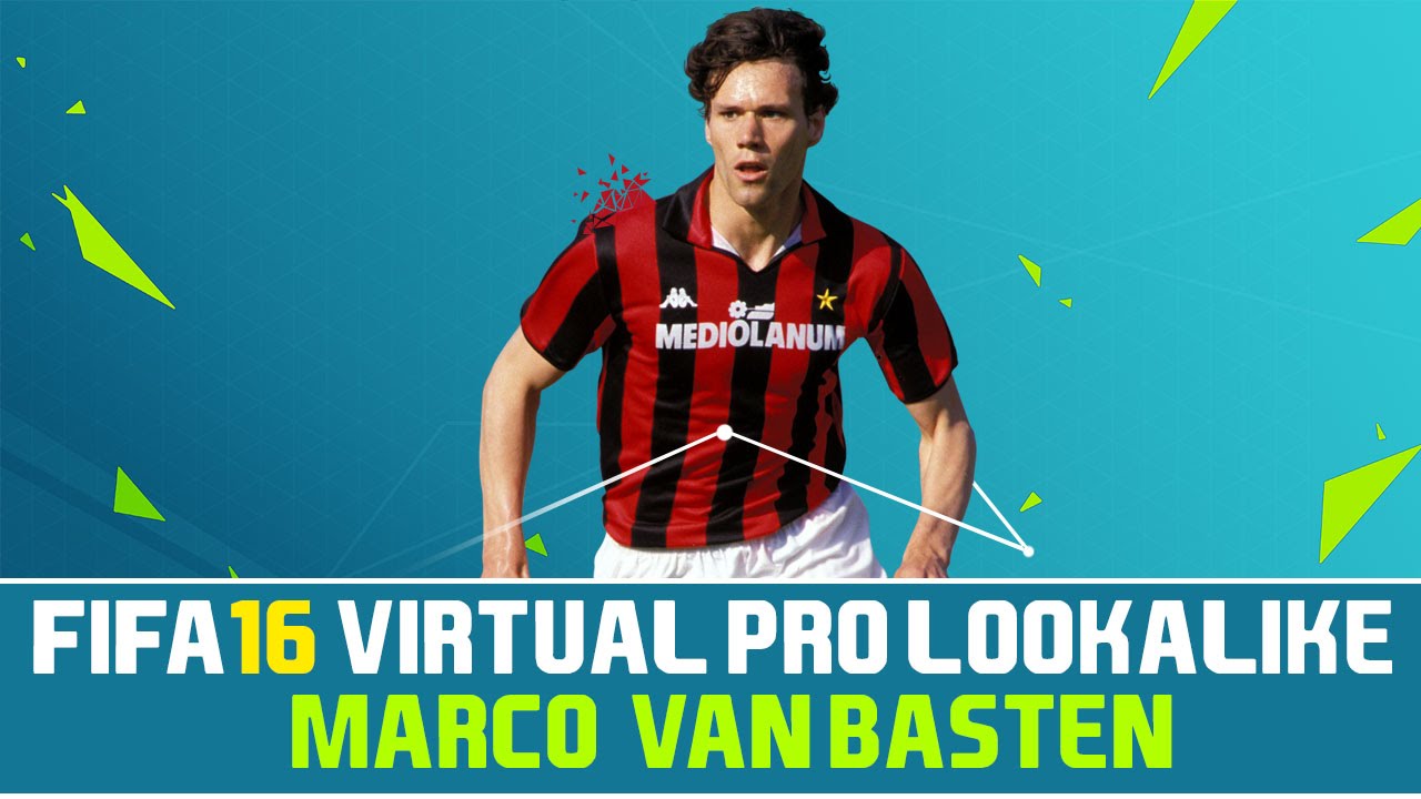 FIFA 16 | VIRTUAL PRO LOOKALIKE TUTORIAL - MARCO VAN BASTEN