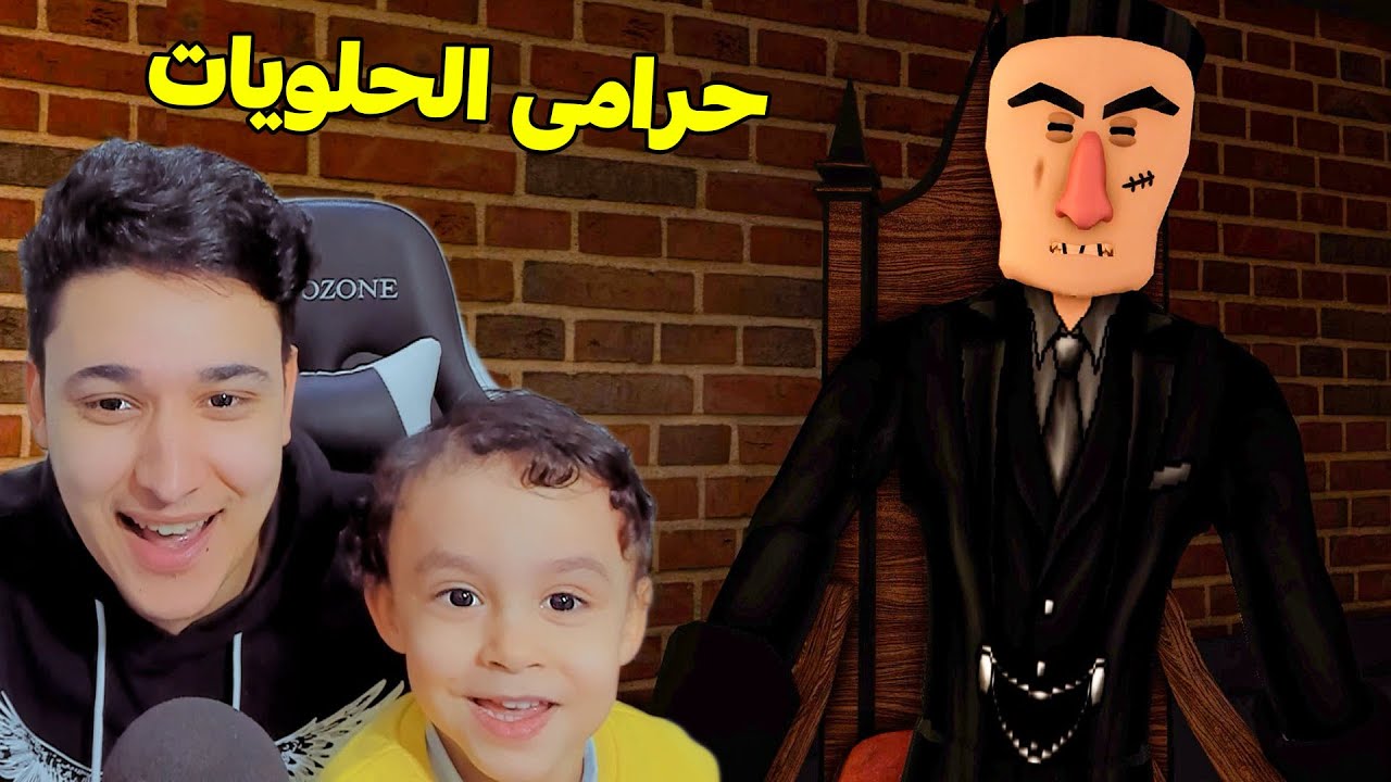 هربت انا وموكا من حرامى الحلويات 😱 روبلوكس