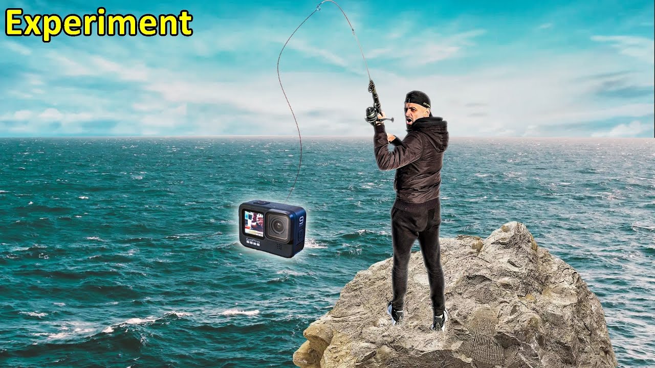 AM LEGAT UN GoPRO LA O LANSETA !!! *era sa pierd GoPRO-ul in apa*