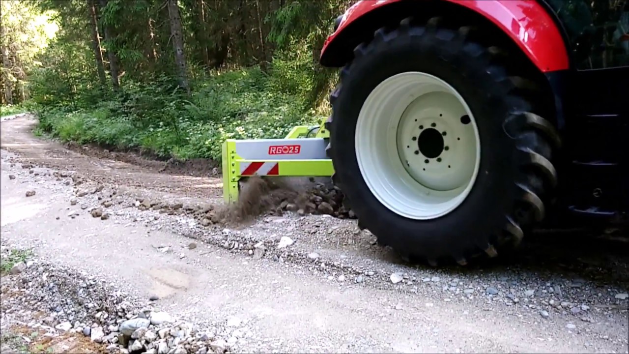 Lagger Rotationsgrader RG2.5 Härtetest bei Wegsanierung