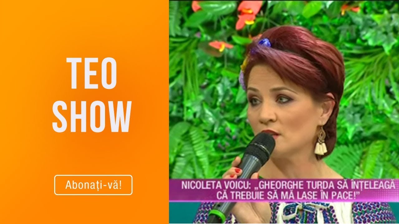 Teo Show (08.05.2019) - Nicoleta Voicu, dezvaluiri despre Gheorghe Turda: 