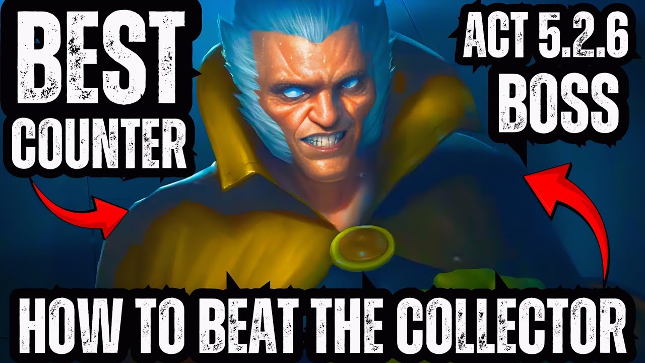 Act 5.2.6 - How To Beat The Collector 🤣 | Best Counter | 2nd Account | Marvel Contest Of Champions