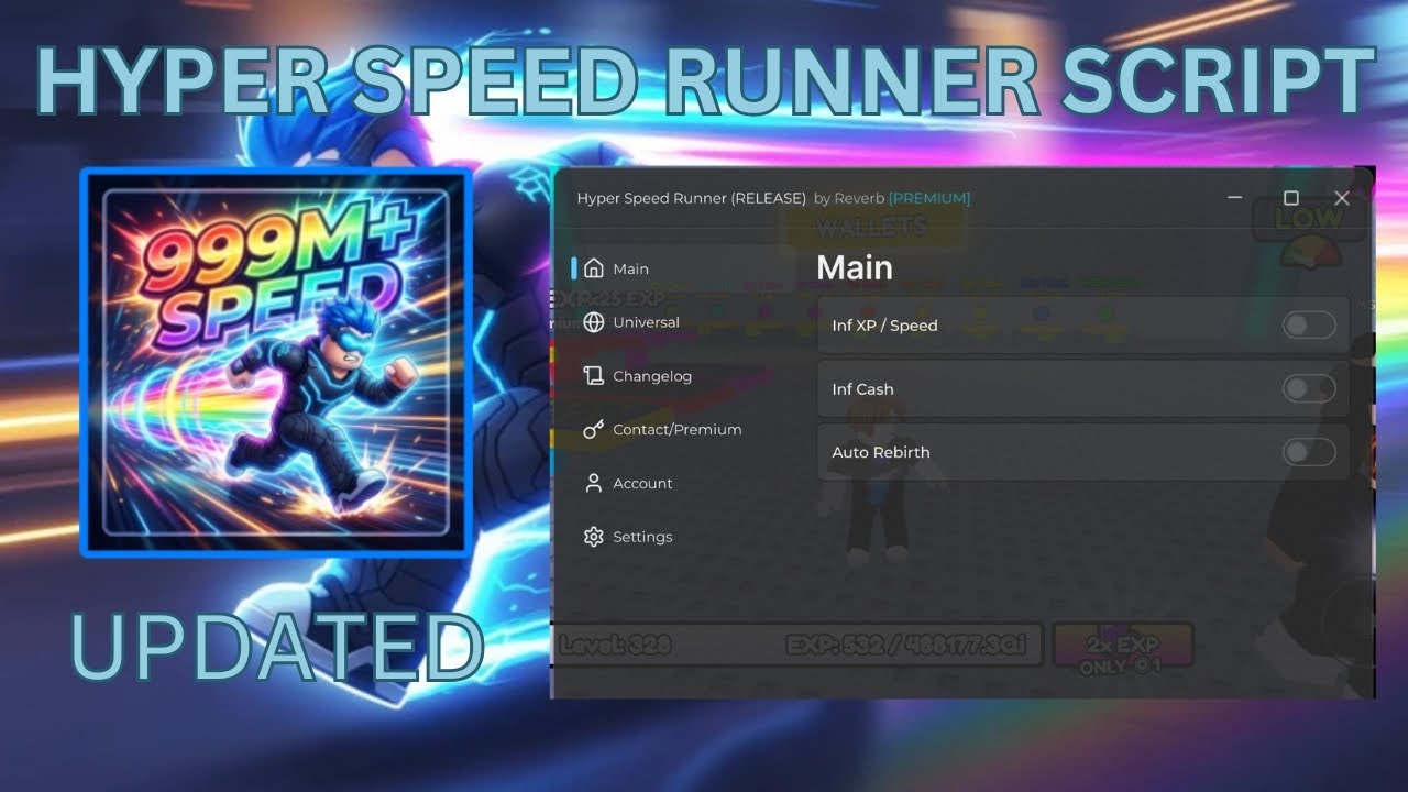 HYPER SPEED RUNNER SCRIPT 🚀 AUTO SPEED + AUTO WIN! (BEST OP SCRIPT 2026)
