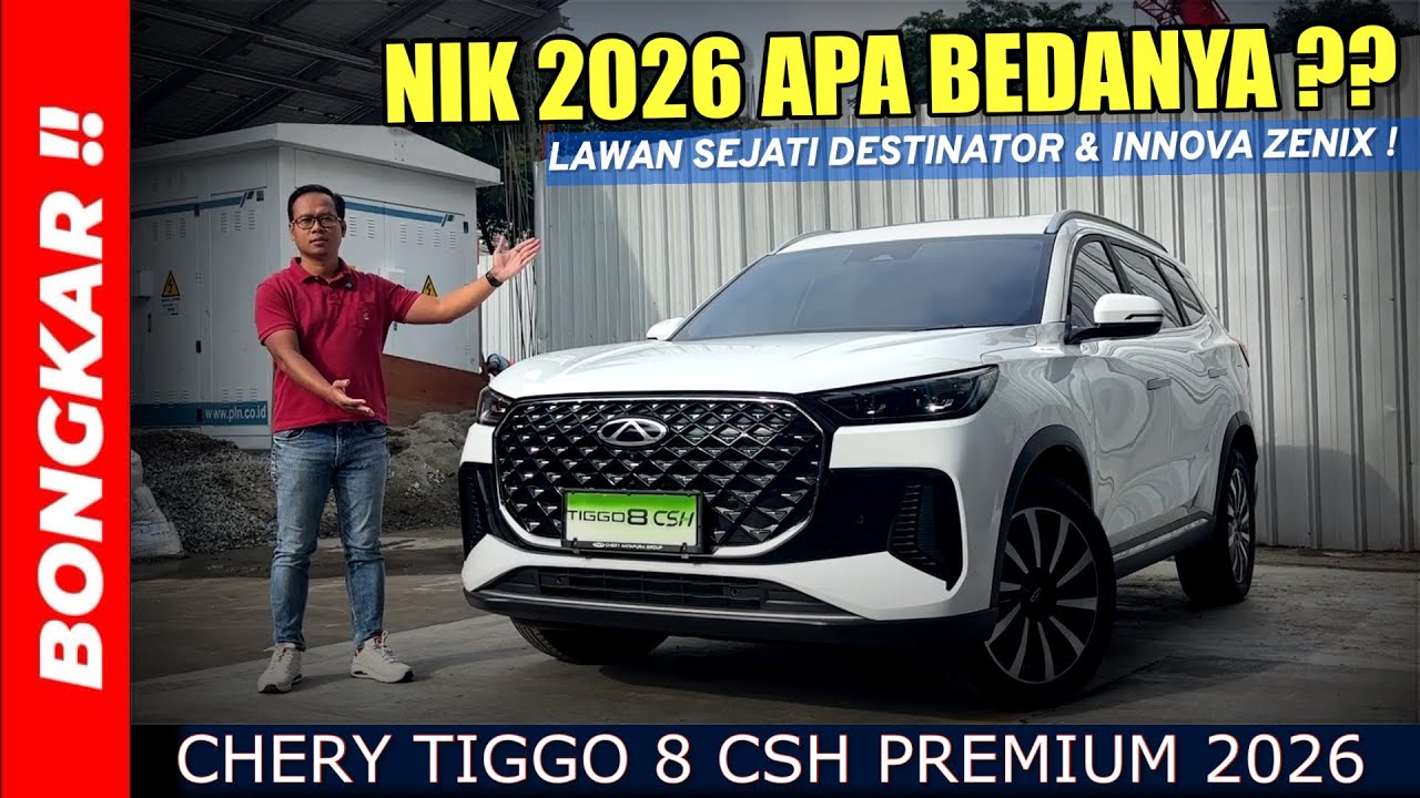 Bongkar !! CHERY TIGGO 8 CSH SUPER HYBRID PREMIUM 2026 || LAWAN BERAT DESTINATOR & INNOVA ZENIX ??