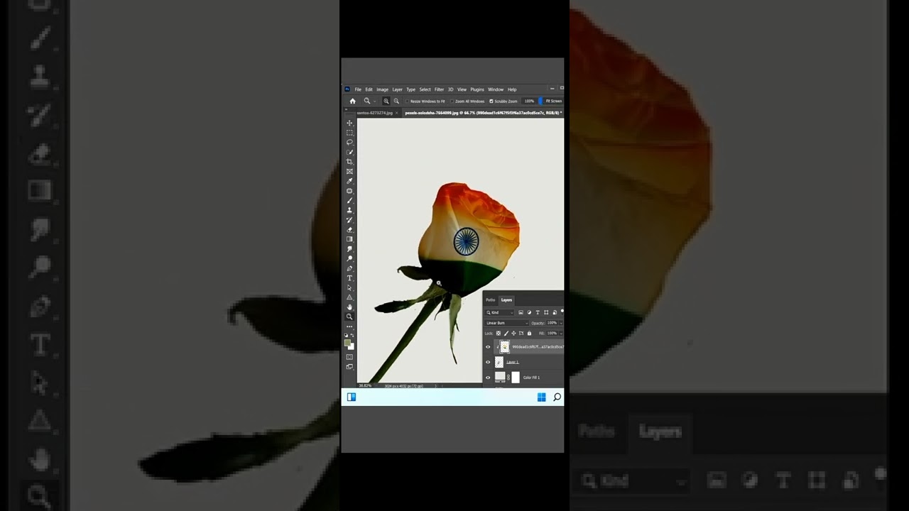 one Idea how to create a double exposure in Photoshop #shorts #tutorial#art#photoshop #dollyrathore