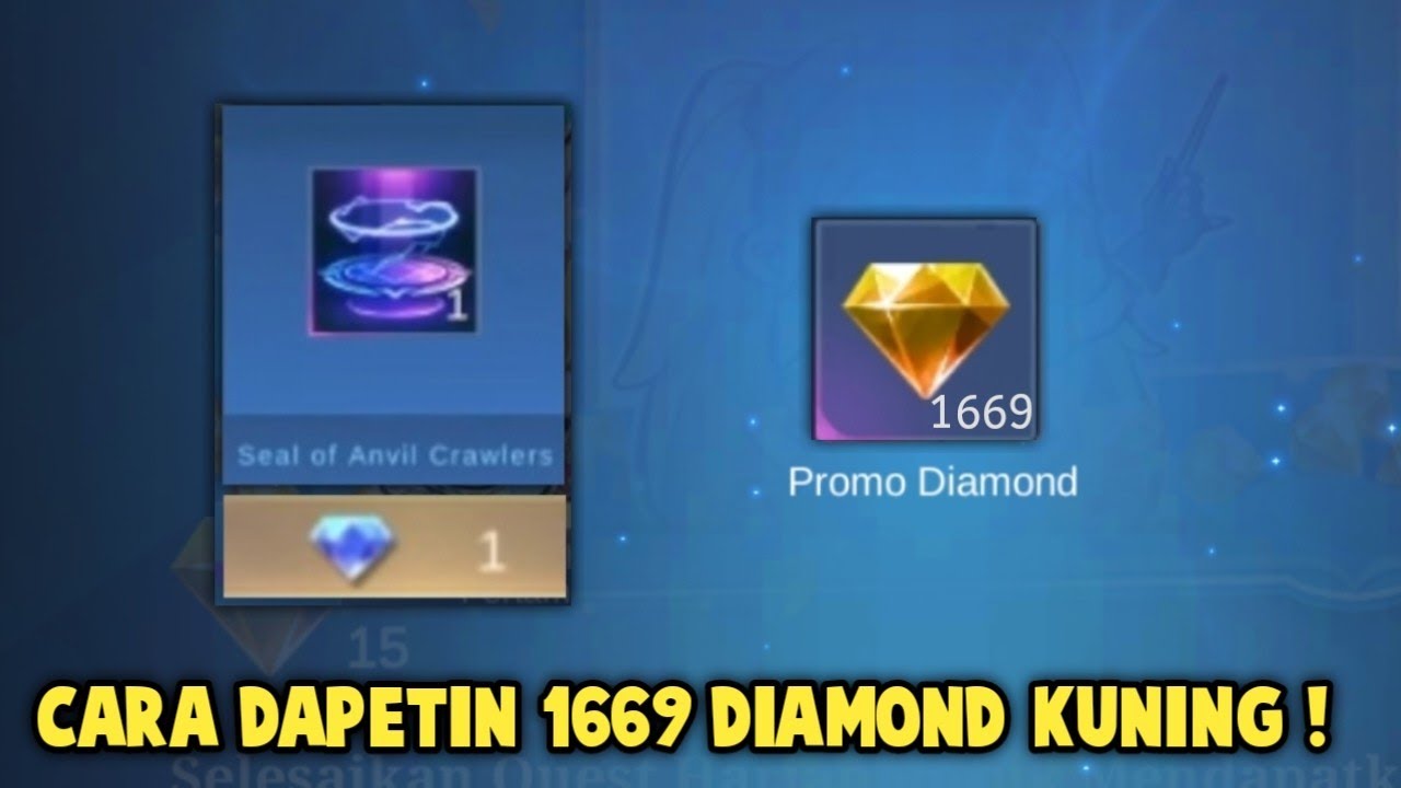 LOGIN ! CARA DAPETIN 1669 DIAMOND KUNING !