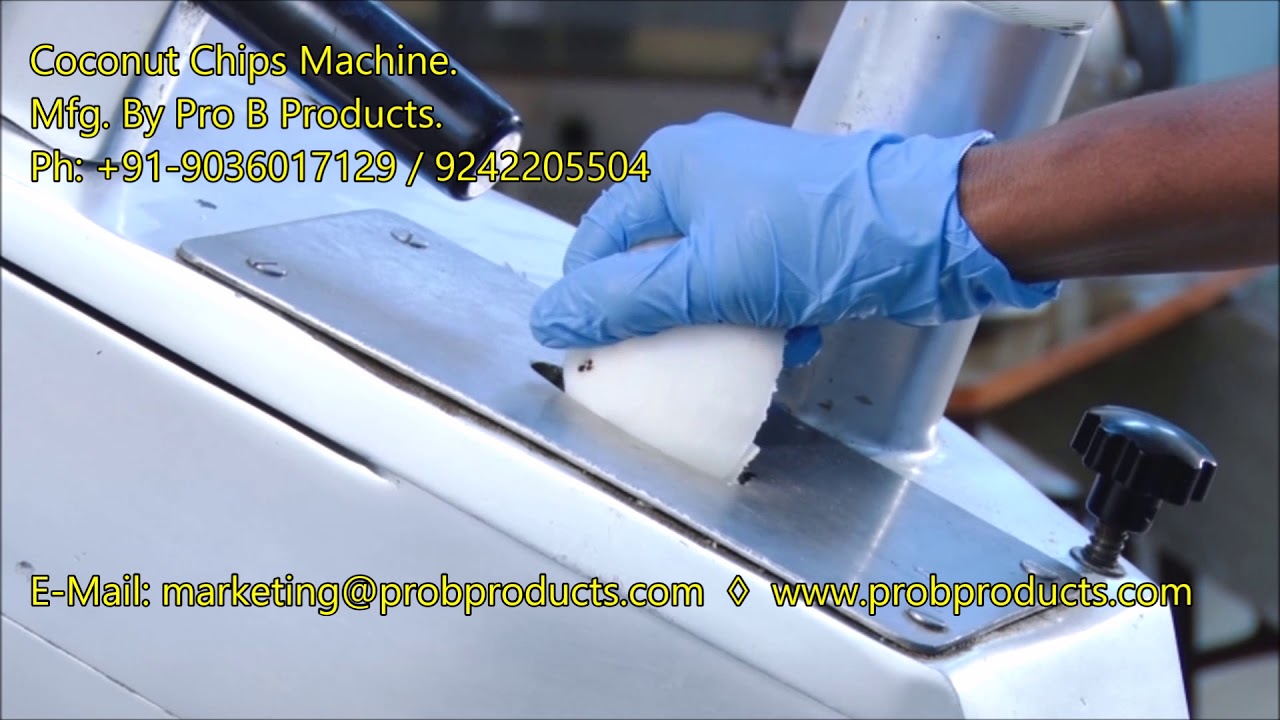 Coconut Chips Machine | Coconut Slicer | Pro B Products