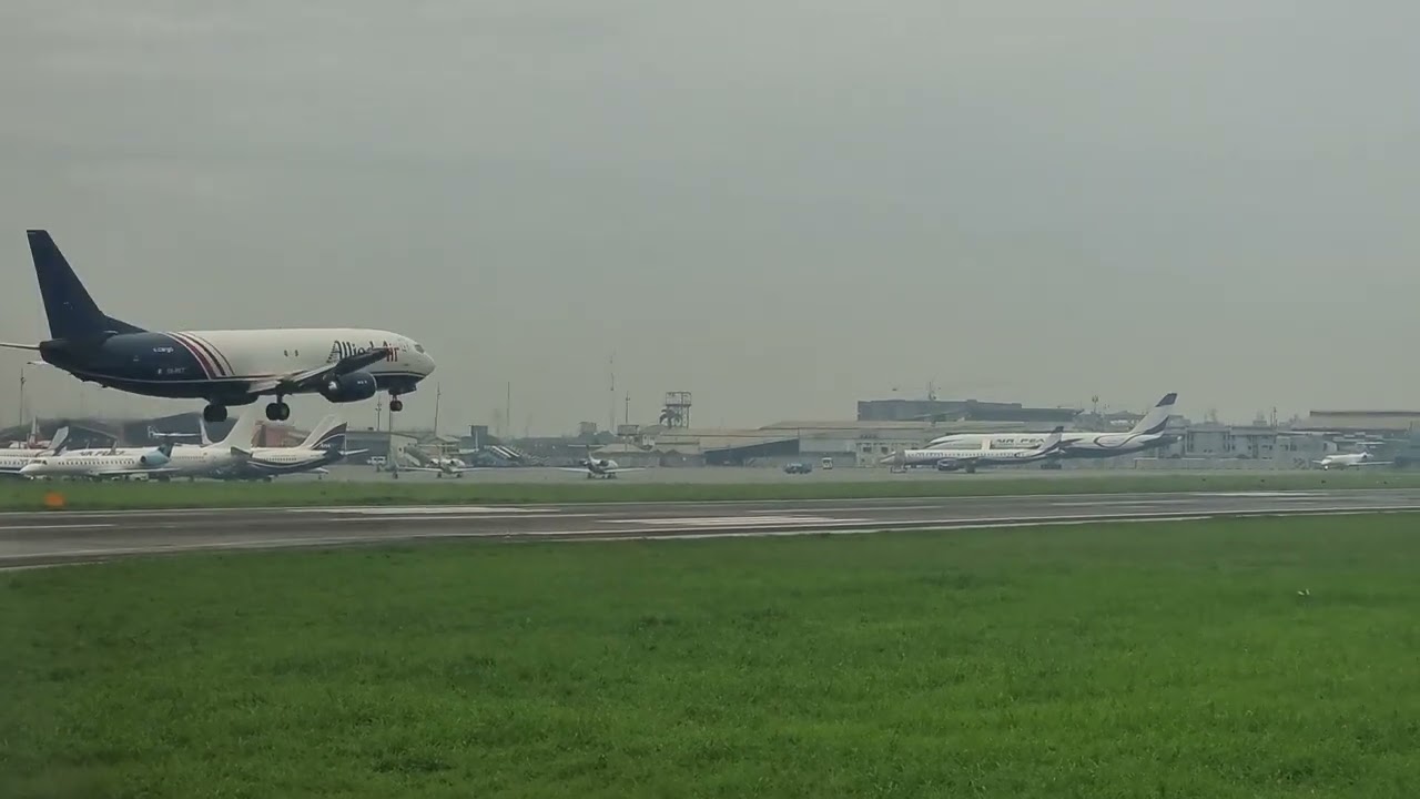 Lagos to Doha II Takeoff II HUD view II Qatar airways 787-9